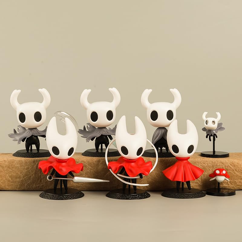 Amazon | ホロウナイト シルクソング フィギュア 8個セット 4-11cm PVC