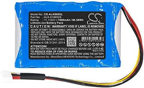 Cameron Sino Battery for Eloik BY-A6,BY-A6s,ALK-618650S 7800mAh