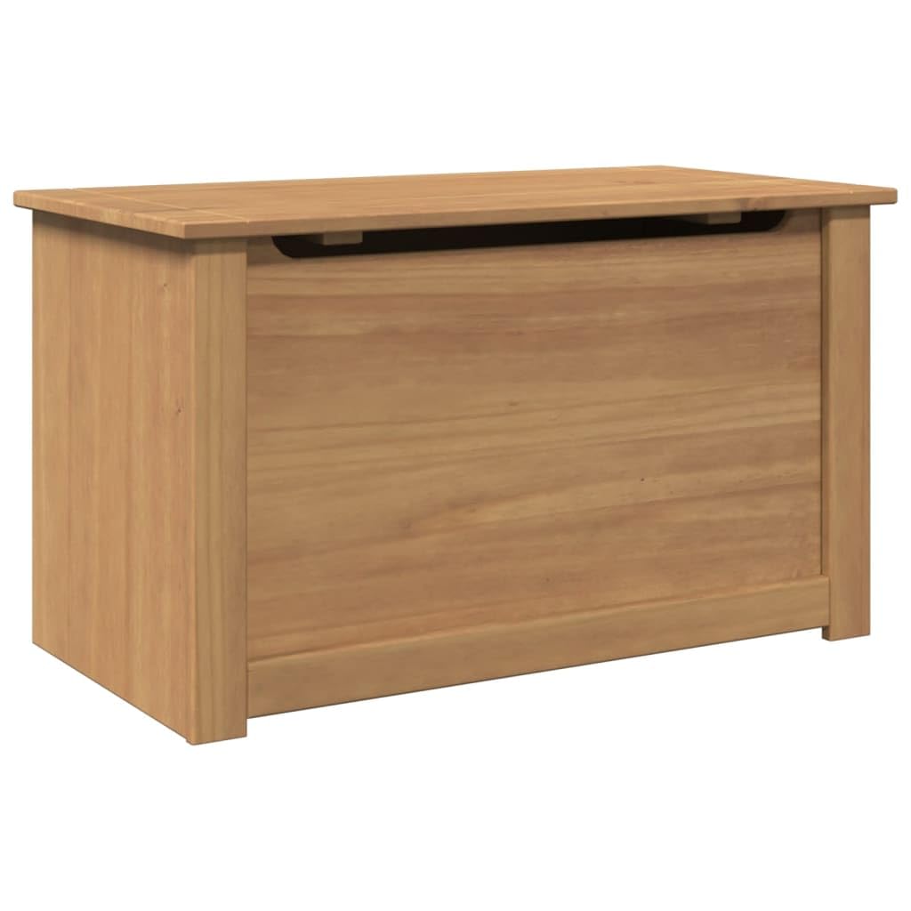Baule in legno Panama con coperchio, 79 x 42 x 46 cm, in legno di