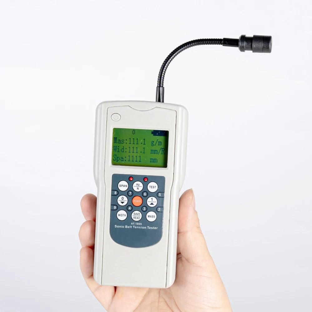 Digital Belt Tension Tester, AT-180S, Measuring Range 10HZ-680Hz, Handheld Belt Tension Meter