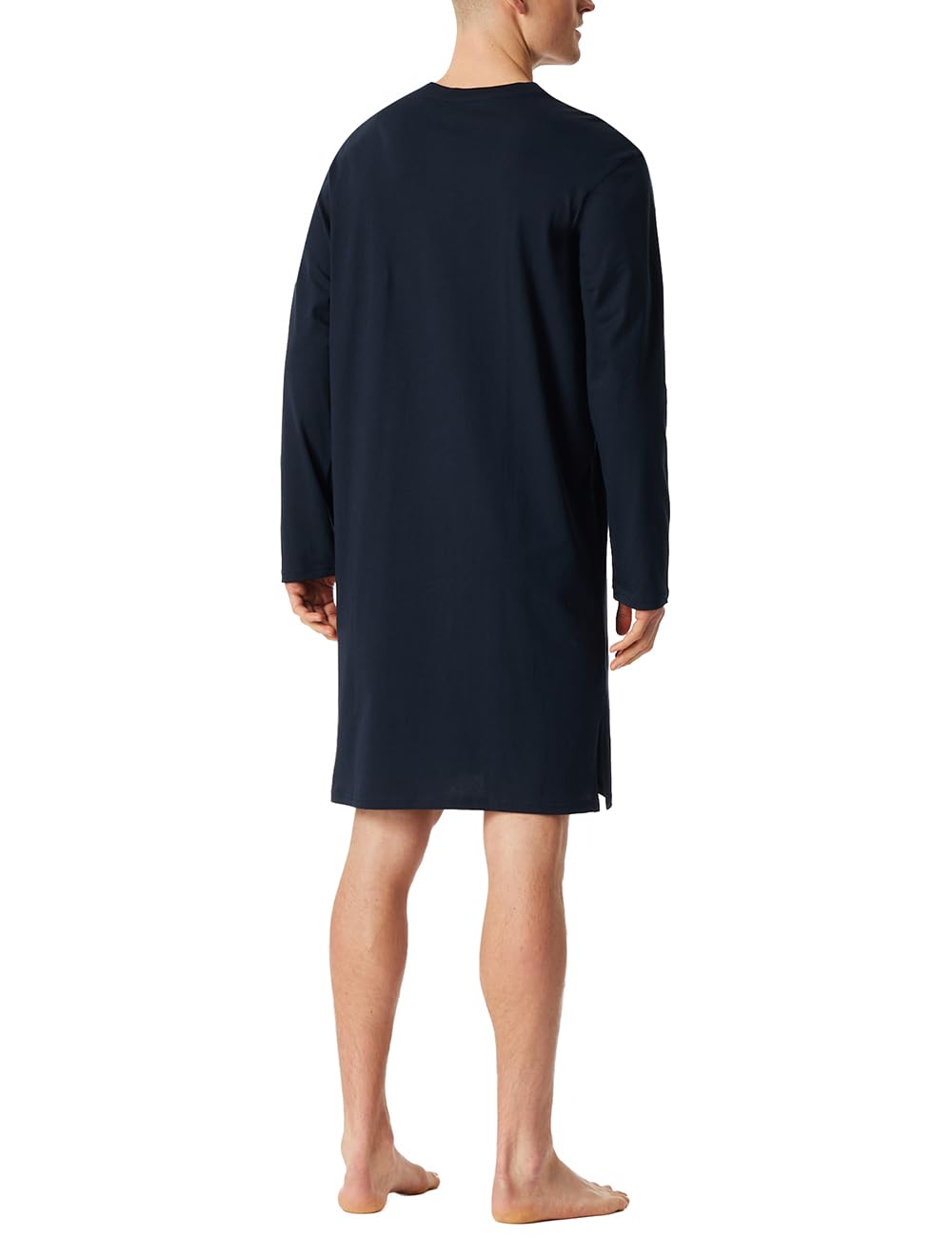 Schiesser Koszulka nocna Mężczyźni Schiesser Herren Nachthemd Lang - Bigshirt - Sleepshirt - Organic Cotton - Comfort Nightwear