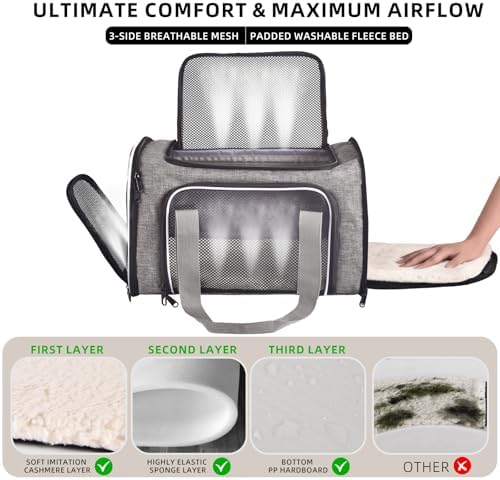 Airline Approved Cat Carrier — texture and fabric close-up