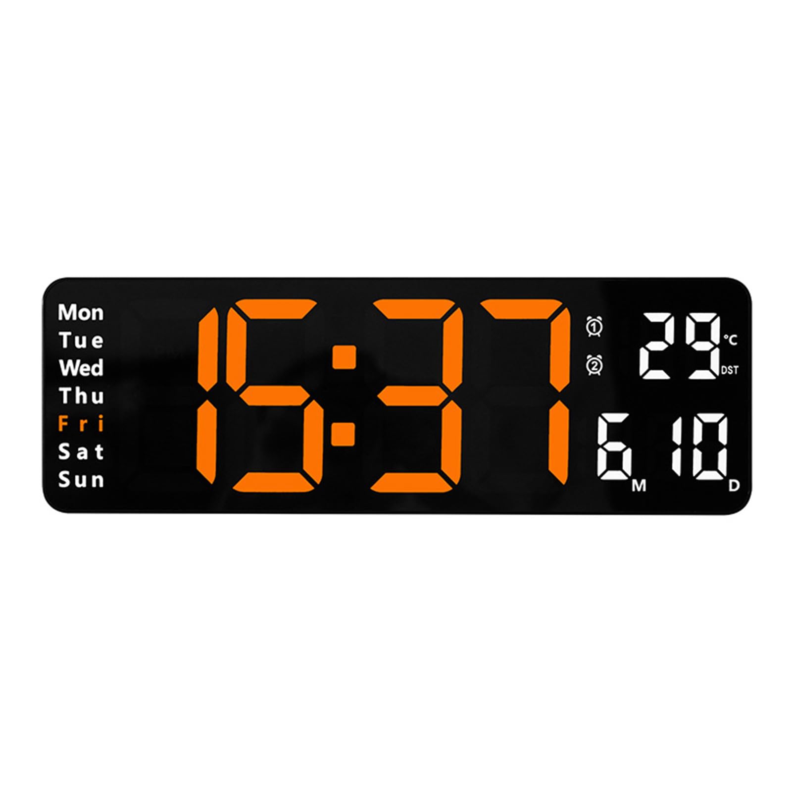 Buxuaaaa E Digital Alarm Clock Snooz Function Desk Tabl Clock Tabletop Decor Ornament For Hom Kids Room School Decor Digital Alarm Clocks For Bedrooms With Temperatur