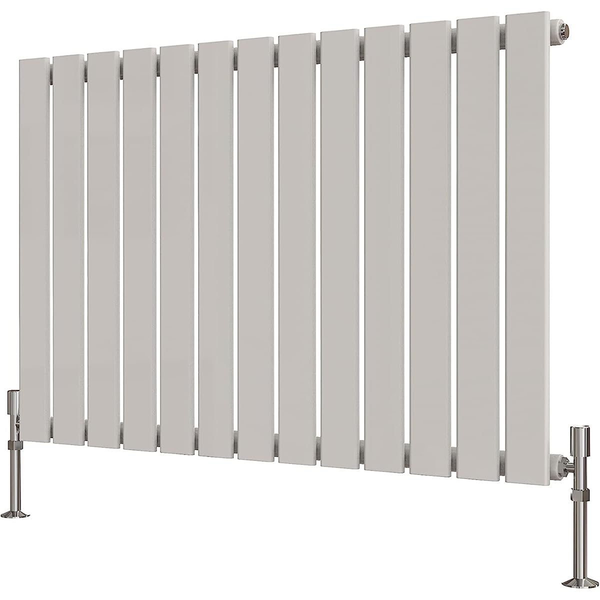 Radbliss White Horizontal Flat Panel Radiator 600X884mm Single Design Rad Central Heating