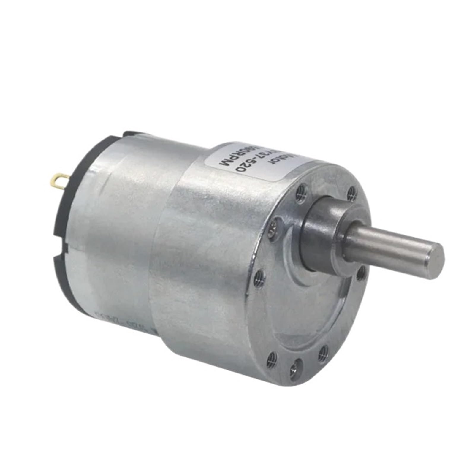 JGB37-520 Getriebemotor, 37 mm Gleichstrom, 12 V DC, 7 U/min bei 960 U/min, Hochdrehmomentgetriebe, 24 V Elektromotor (With Bracket, 22rpm, DC12V)