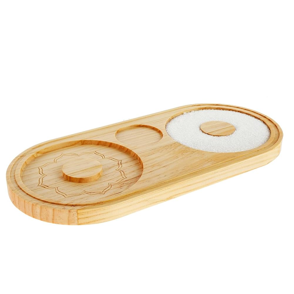 Aundhegrtt Wood for Cocktail Bartender Tool Double Plate Bar Glass Rimmer Salt Box Sugar Spices Container