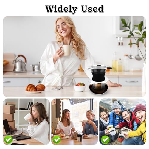 Pour Over Kaffeebereiter, 400ml Pour Over Kaffeemaschine, Pour over Kaffeebereiter Mit Edelstahlfilter, Kaffeefilter Handfilter, Hand Kaffee Handfilter, Kaffeekanne für Zuhause,Café,Restaurant,Camping