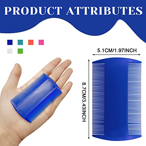 Blmhtwo 12 Pieces Flea Comb, Dog Flea Comb Flea Comb For Cat With Double-Side Design Multi-Colored Pp Materials Sturdy Reusable Lightweight Flexible Lice Comb For Kitten Puppies #TOP1