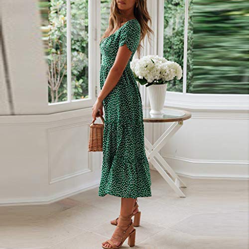 Robe fluide imprimé marguerites résolvant le manque d'élégance confortable