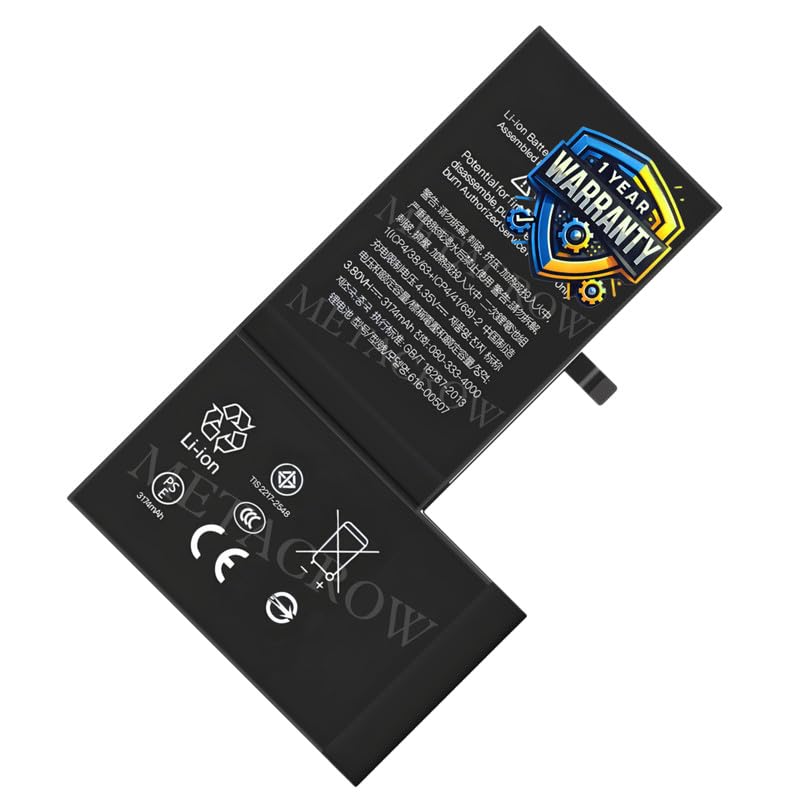 Image of Original Battery Compatible for iPhone Xs Max (A1921, A2101, A2102, A2104) - (3174mAh) - 1 Year Warranty