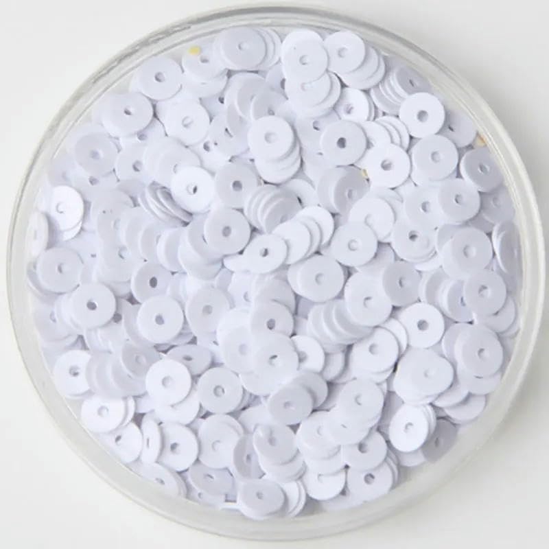 Cekiny do szycia, arkusz 50 g/kolorowa torba porcelanowa ze średnim otworem, do rzemiosła, duża, okrągła do odzieży / akcesoria do torebek, DIY, 3/4/5/6/8/10 mm(Red 2,6 mm 20g)