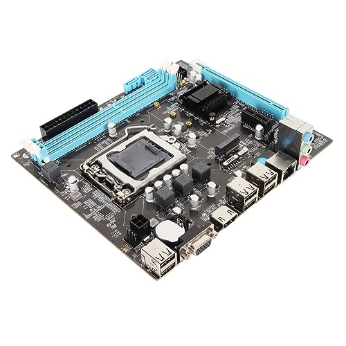 H61 Micro ATX Moderkort LGA1155 med 6 USB, DDR3 och NVMe