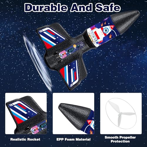 image for Aitey Rocket Launcher Toy Gifts for Kids - Self Launching Motorized Ai
