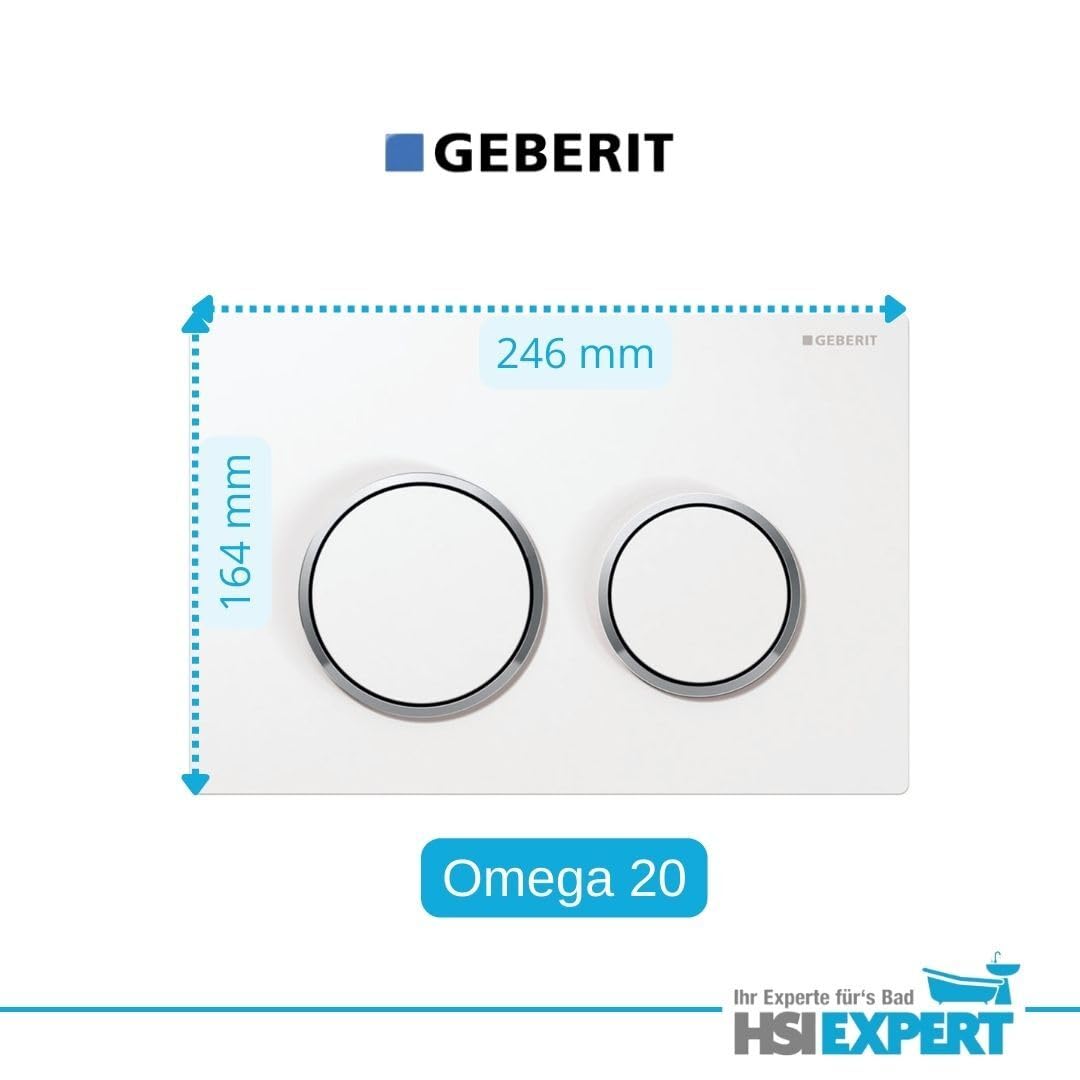 Vorwandelement Spülkasten Omega 82 cm Design WC Betätigungsplatte WC Sitz SoftClose Set