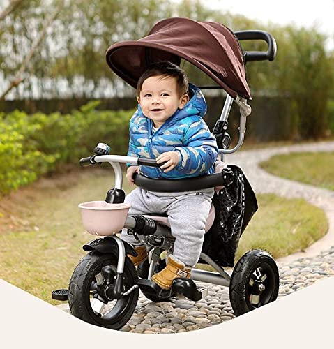 NUBAO Dreiräder Für Kinder ab 1 Dreirad Trike Baby Trike Faltbar, 4 in 1 Kinder Falten Dreirad Walker Fahrrad für 6… – Bild 3