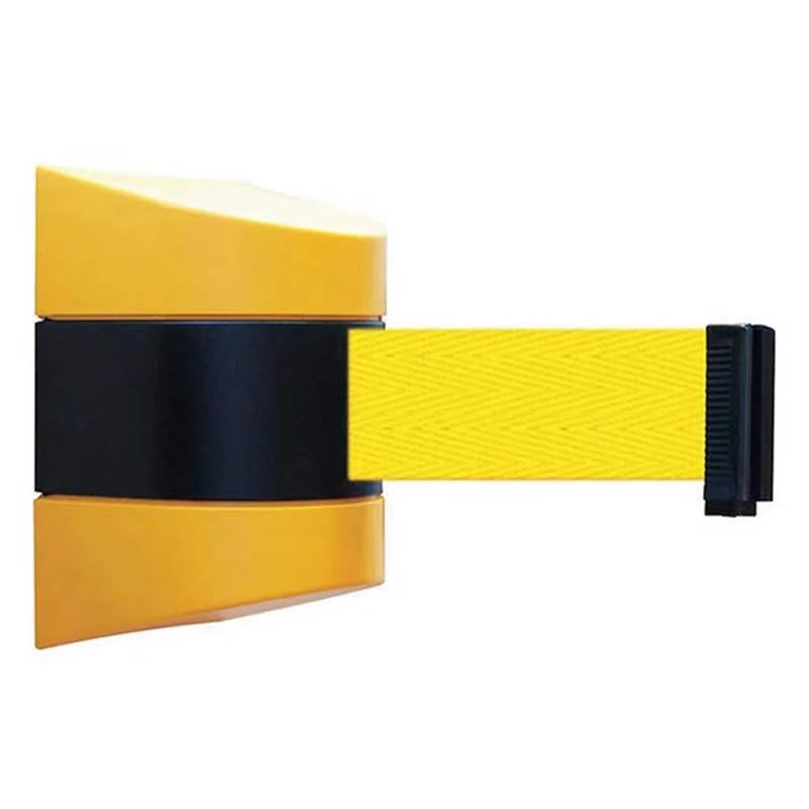 Cinta Balizamiento Montado En Pared Cinta de barrera retráctil 10 m for pared, cinta seguridad for almacén, taller, control multitudes, colorida, opcional para Aeropuertos(Yellow)