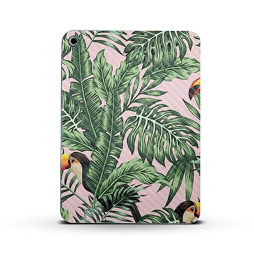 Image of MightySkins Carbon Fiber Skin Compatible with Apple iPad 10.9 inch 10th Gen (2022) Full Wrap Kit - Hidden Toucan | Protective, Durable Textured Carbon Fiber Finish | Easy to Apply | Made in The USA