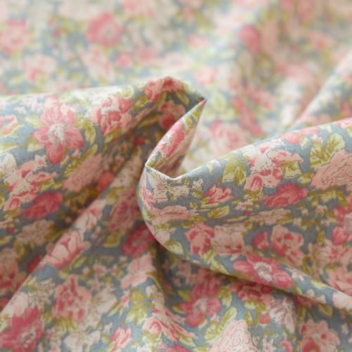 Image of LifeTB Vintage Flowers Comforter Set Full Size Coquette Floral Bedding Set | Aesthetic Cottagecore Floral Comforter with 2 Pillowcases Farmhouse Botanical Bedding Comforter for All Season