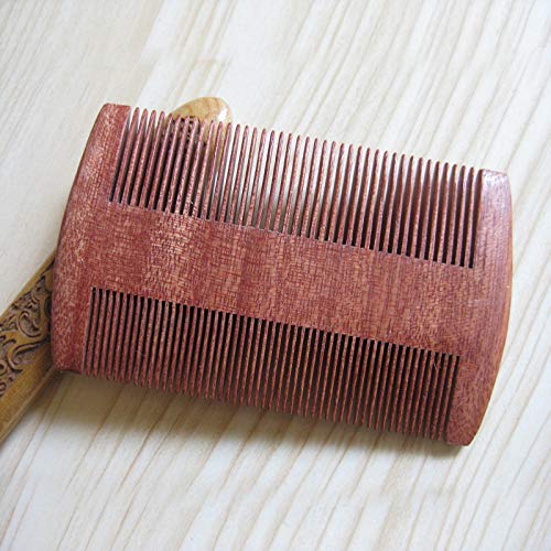1pcs Super Narrow Tooth Comb Made of Natural Sandalwood