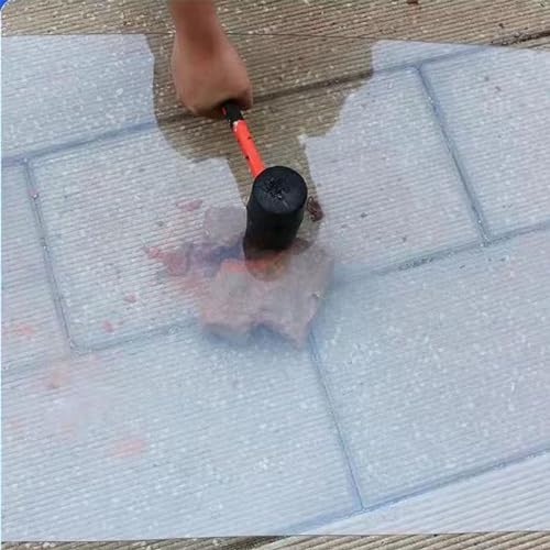 Anti-UV 2mm/0.08in Thick Clear Polycarbonate Roofing Sheet Pergola Canopy Roof Panels Plastic Polycarbonate Panels Outdoor Rain Shelter Panels Not Easily Deformed For Carports Patio and Yard.(Transpar - Image 4