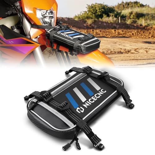 NICECNC 5L Expandable Motorcycle Fender Bag Blue