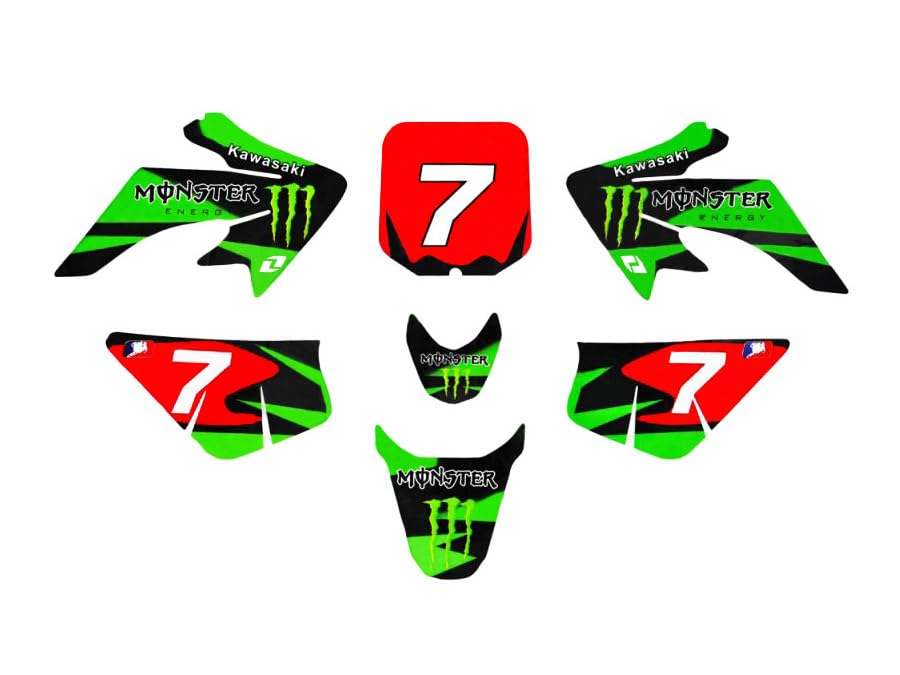 Kit déco ONE INDUSTRIES - Monster Energy - Type CRF50 - Dirt Bike