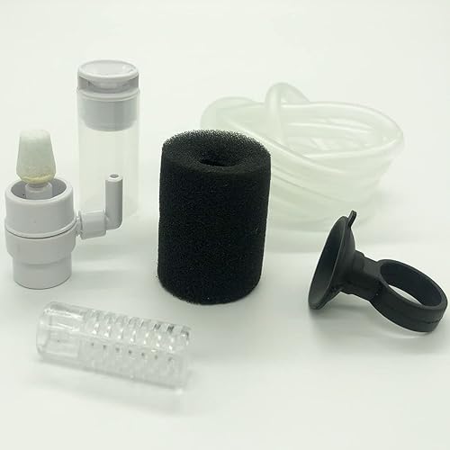 Miniatura 3 de ny - Mini filtro de pez esponja 3 en 1, filtro ultra silencioso de bomba de aire para acuario pecera