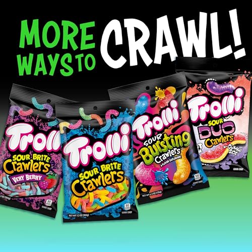 Image of Trolli Electric Crawlers Candy,6.3 Ounce Bag,(Pack of 2)