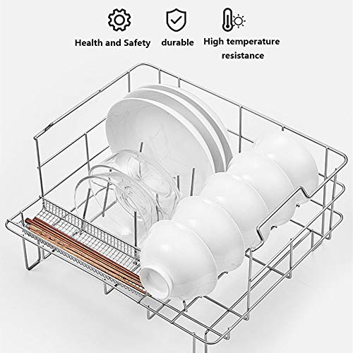 Tafelmodel Vaatwasser Compacte draagbare mini-vaatwasser Led scherm 360° en spray 72℃ hoge temperatuur Aanrecht 6 couverts Energiezuinig, intelligent drogen, gemakkelijk schoon te maken - Afbeelding 8