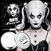 Trucchi Bianco per Viso Halloween, Trucchi Halloween Make up, Trucco Halloween Carnevale Bambini Donna Adulti, Bianco Body Painting per Carnevale Feste Clown Effetti Speciali Sfx 50g immagine