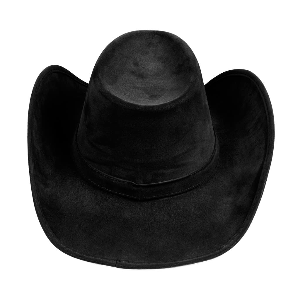 Boland Wyoming Hat, piel sintética, sombrero de vaquero, salvaje oeste, guardabosques, disfraces, carnaval, fiesta temática