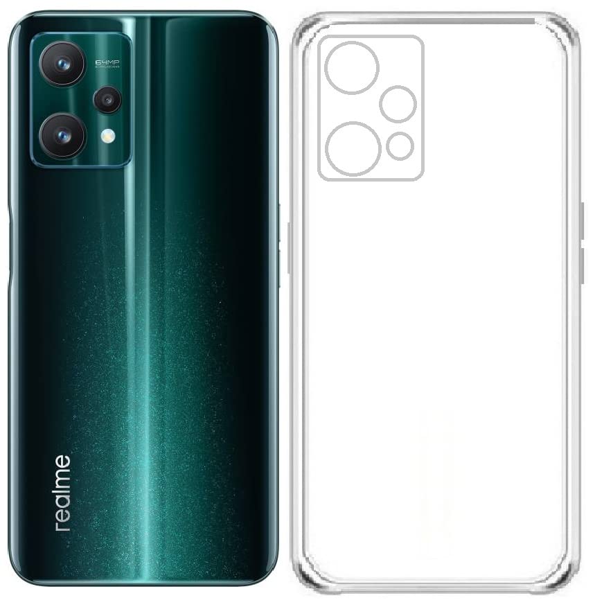 Carrywrap Rubber Back Cover Case For Realme 9 Pro,Clear (B0BJ7652HG) Amazon Price History, Amazon Price Tracker