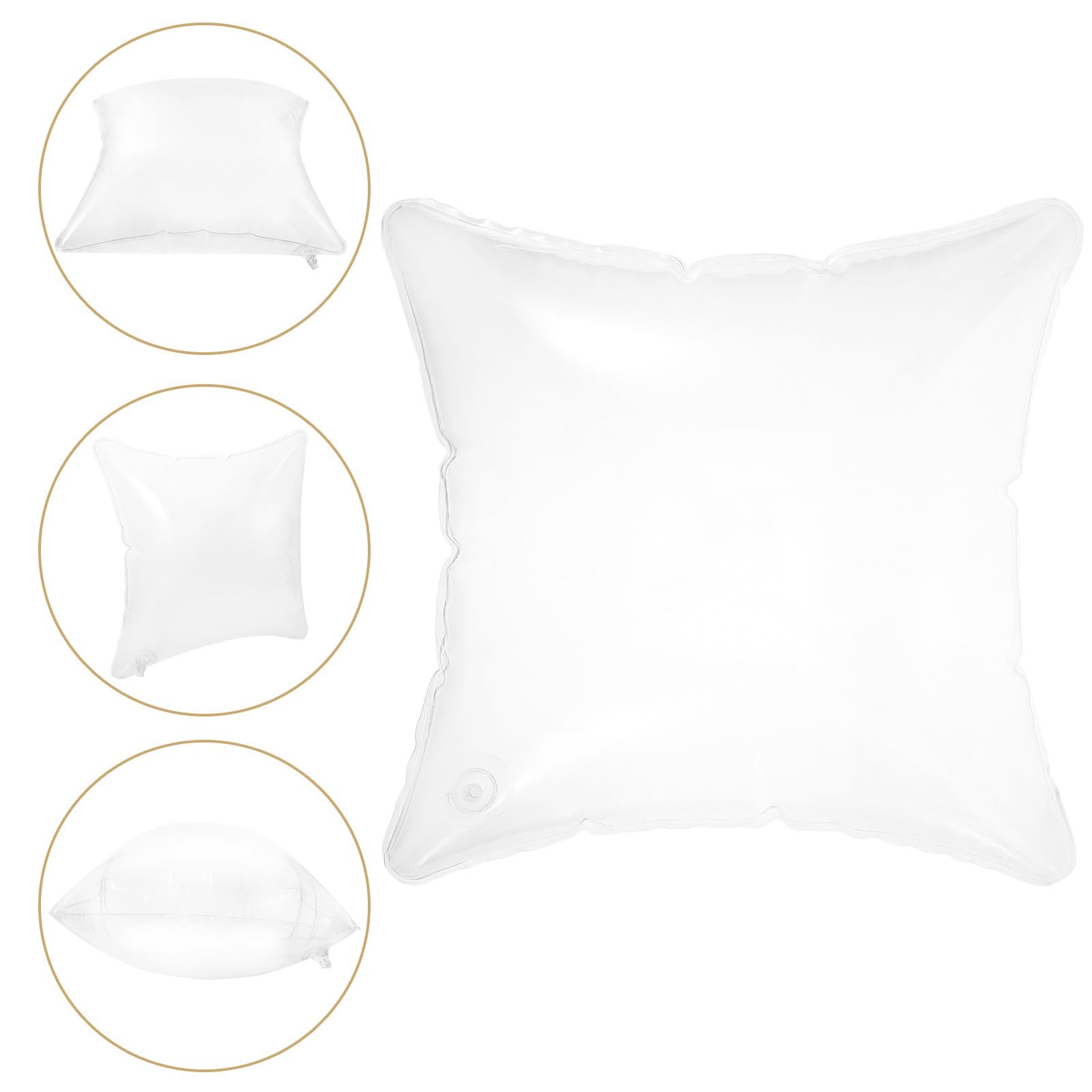 Coussin et Camping PVC en Transparent Gonflable Confortable à Facile Gonfler, Activités en Plein Air