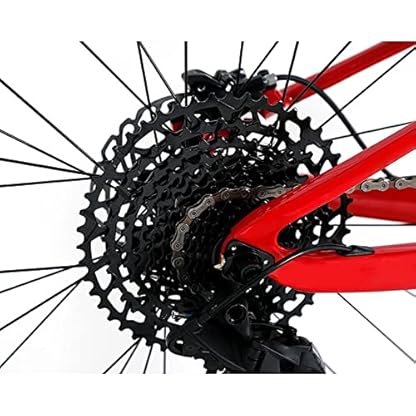 Fahrräder für Erwachsene Fahrrad Vollgefedertes Carbonfaser-Mountainbike Scheibenbremse Cross Country-Mountainbike – Bild 6