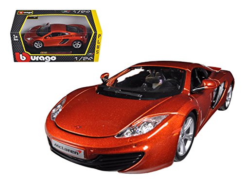 StarSun Depot Mclaren MP4-12C Metallic Orange 1/24 Car Model by Bburago