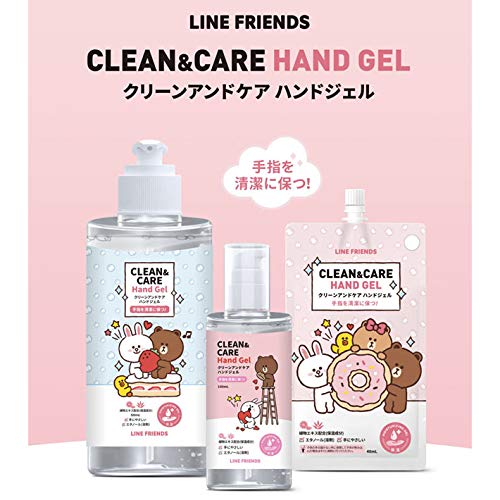 LINE FRIENDS CLEAN&CARE ハンドジェル 50個入 Amazon.co.jp: LINE FRIENDS クリーンアンドケア アルコール ハンド