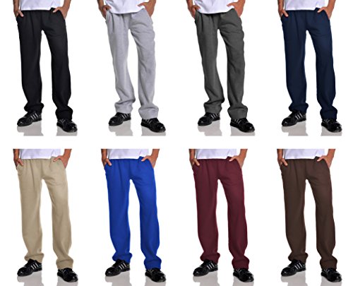 Pro Club Men's Open Bottom Comfort Fleece Sweatpant4