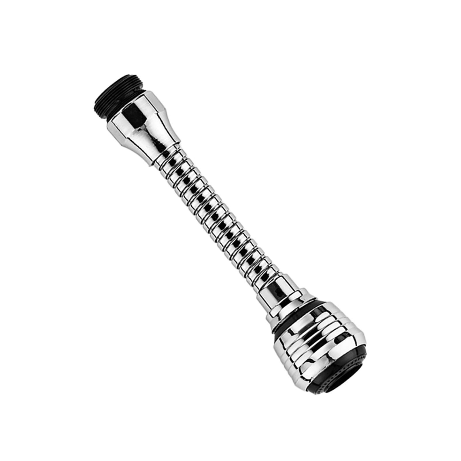 Rotation Faucet Aerator Splash Kitchen Tap Extend Water Nozzle Faucet Adaptor Faucet Bubbler Robotic Arm Faucet Extender(B Faucet Aerator)