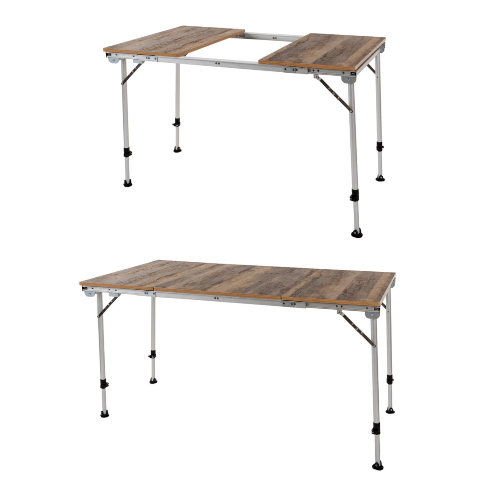 Campingtisch Loke für 2-8 Personen Tisch Klapptisch höhenverstellbar & ausziehbar Gartentisch klappbar Beistelltisch