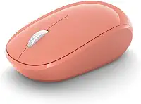 Microsoft Mouse Bluetooth - pêssego. Design confortável, uso direito/esquerdo, roda de rolagem de 4 vias, mouse Bluetooth sem fio para PC/laptop/desktop, funciona com computadores Mac/Windows