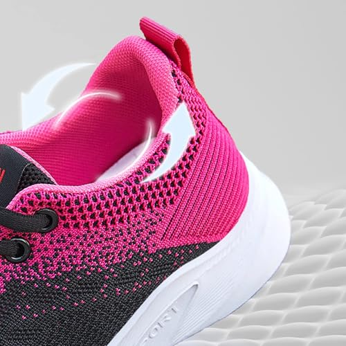 Bowling Shoes Women Orthopedic Walking Shoes Comfortable Universal Slide Soft Sole Breathable Lightweight Mesh Athletic Slip on Sneakers4
