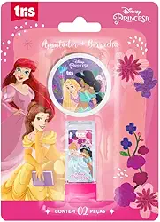 Apontador + Borracha Princesas 2 peças - Tris
