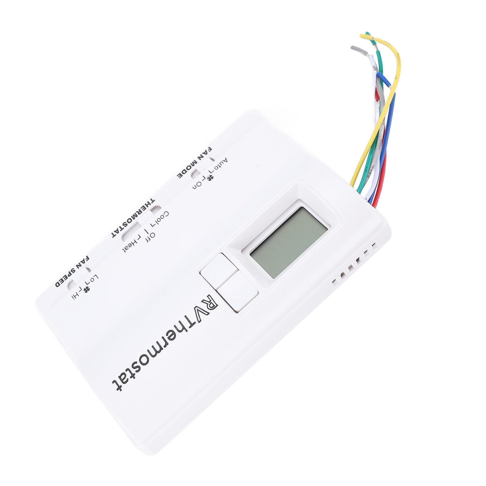 AMONIDA Thermostat Numérique RV pour Chauffage et Refroidissement avec 3 Modes de Réglage, Thermostat Mural pour Camping-car, Matériau ABS, Installation Facile