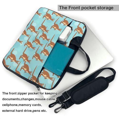 Laptop Bag Funny For Kangaroo Zoo Print, Adjustable Shoulder Strap & Hidden Handle, Simplifies Your Daily3