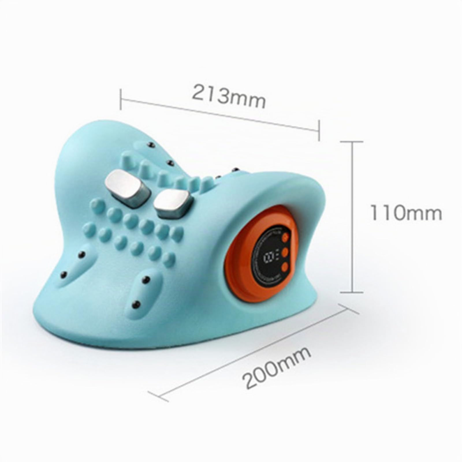 azouna SmartNeck 4-in-1 Nackenmassager Kabelloses Nackenmassagegerät mit Heizung 3 Modi, 6 Frequenzen für optimale Entspannung von Nacken und Schultern