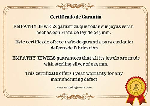 Pendientes Trepadores Mujer Plata De Ley 925 y Gargantillas Plata con Chapitas Colgando Pendientes Mujer Plata Ear Cuffs perfectos Collar Mujer Plata de Ley para Hacer un Regalo Original (Pendientes)