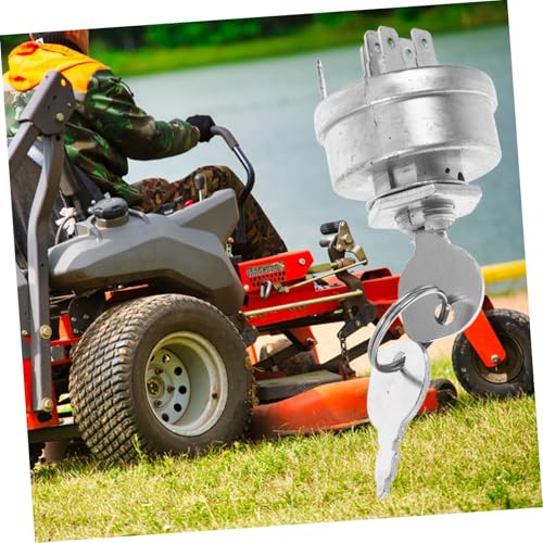 Interruptor de arranque con llaves compatible con motor de segadora de hierba 5