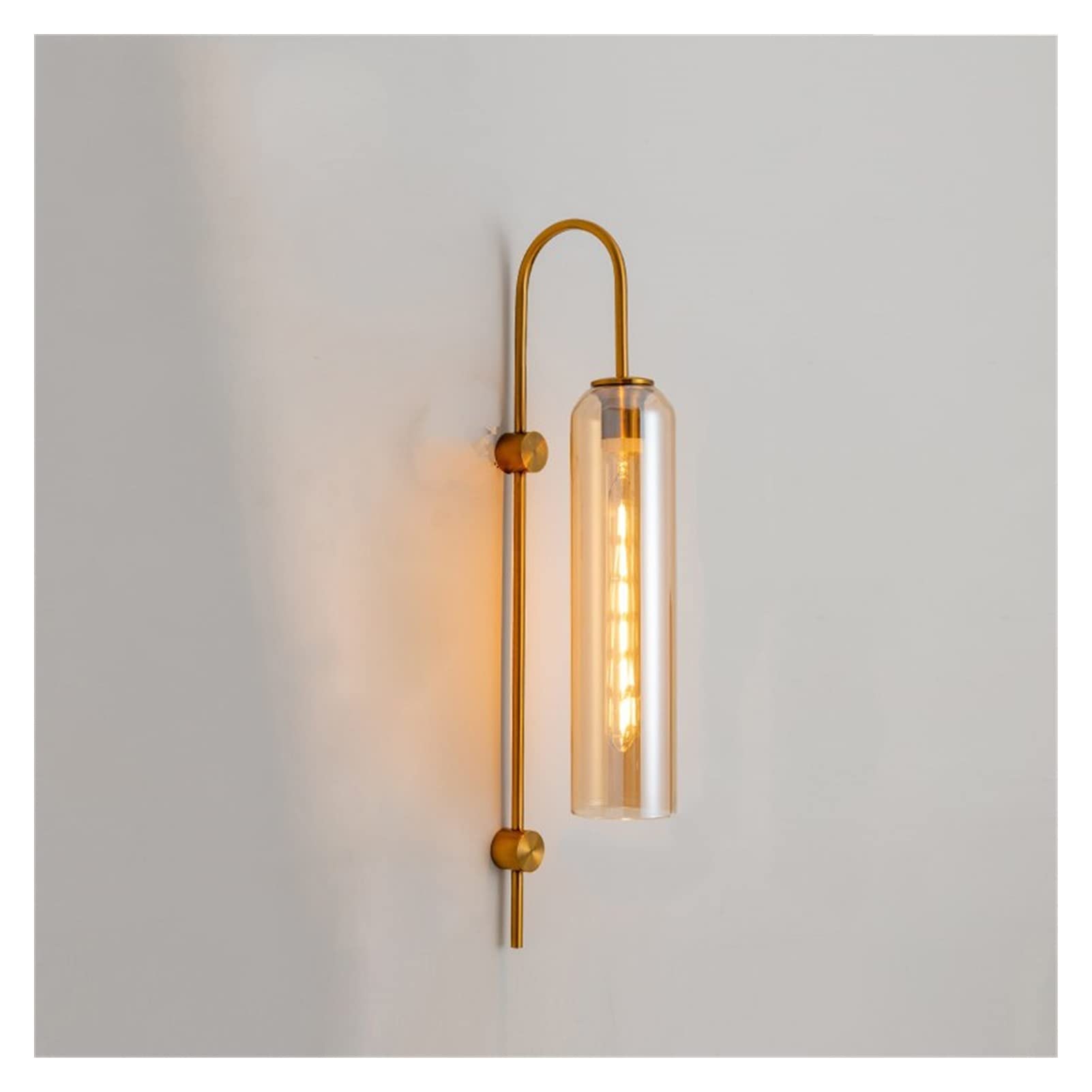 ITOSUI Wall Lamps LED Glass Bedside Livingroom Patio Wall Lights Indoor Lighting Wall Sconces Decor Lighting Fixtures,Modern Wall lamp (Color : L)