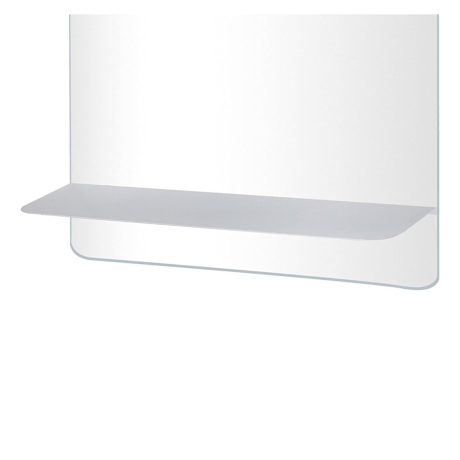 Mueble de baño de madera y metal Will – encimera colgante de 60 cm + estructura de metal negro mate + lavabo + espejo