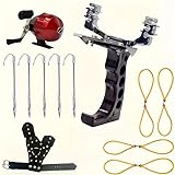 JIANZD Wrist Rocket Slingshots for Adults Hunting, Slingshot with Slingshot Bands, 5 Fishing Darts, Hunting Slingshots for Adults, Catapult Slingshots for Fishing